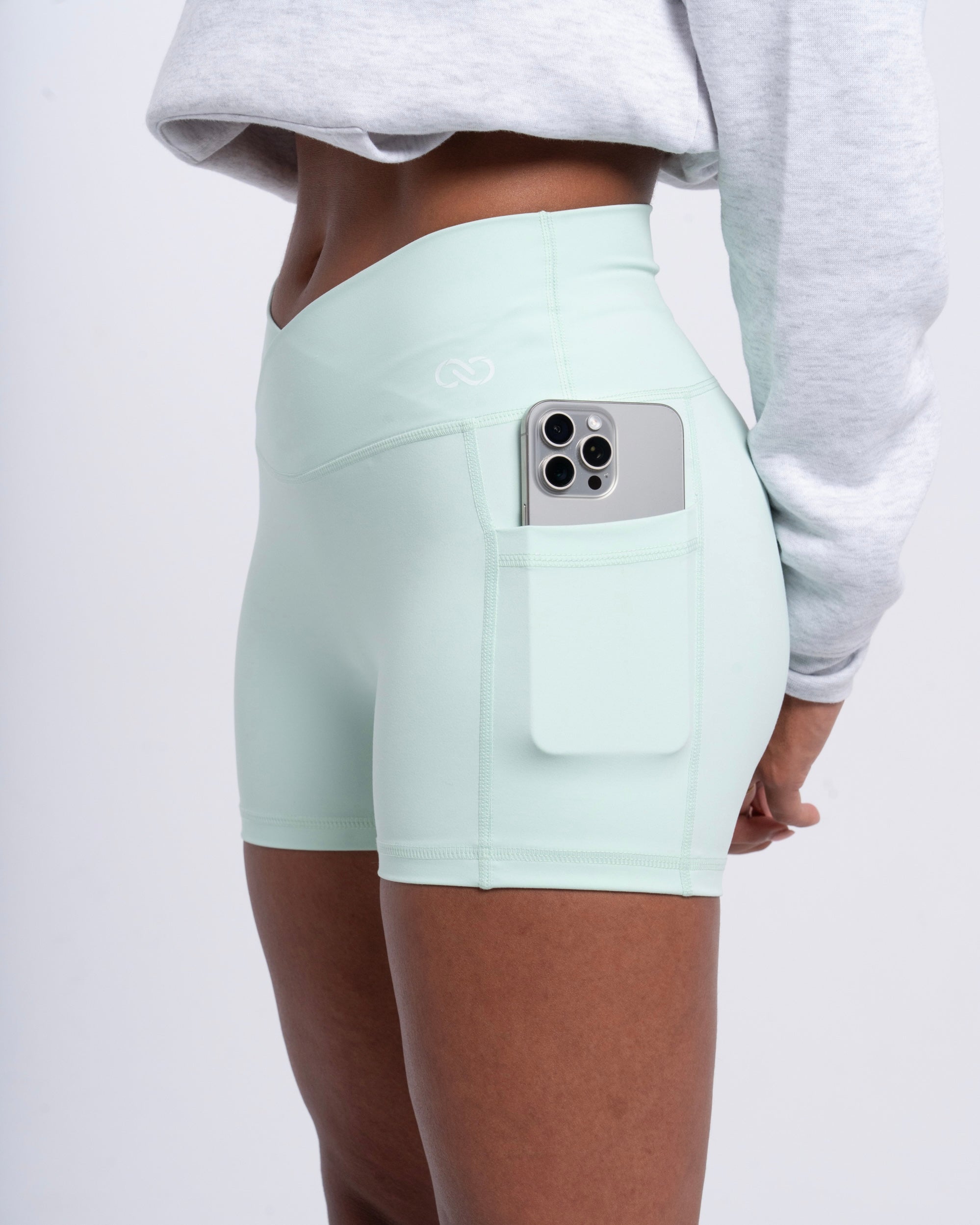Elevate Pocket Shorts Mint Green