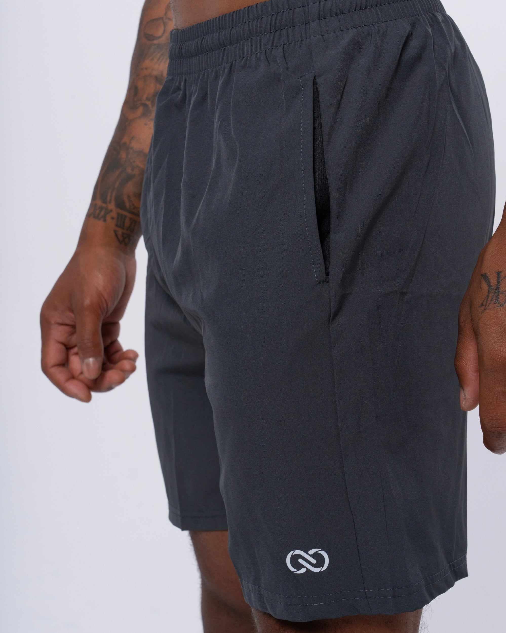 Track Short Grey