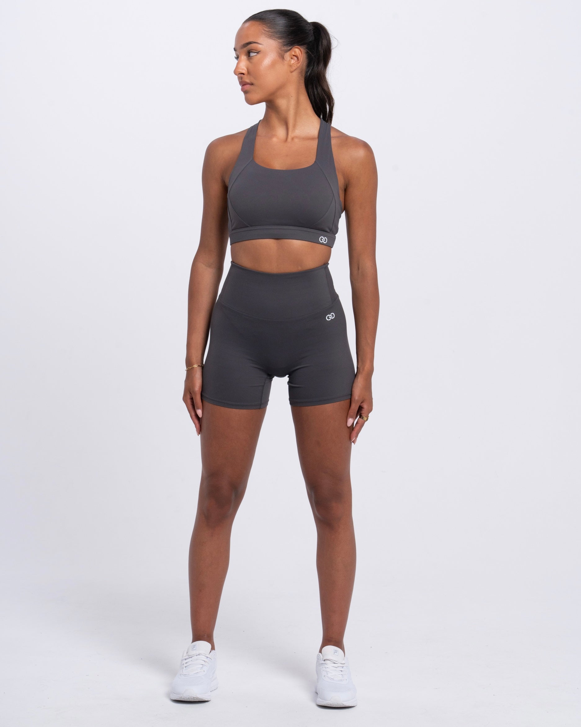 Divine Scrunch Short Grey