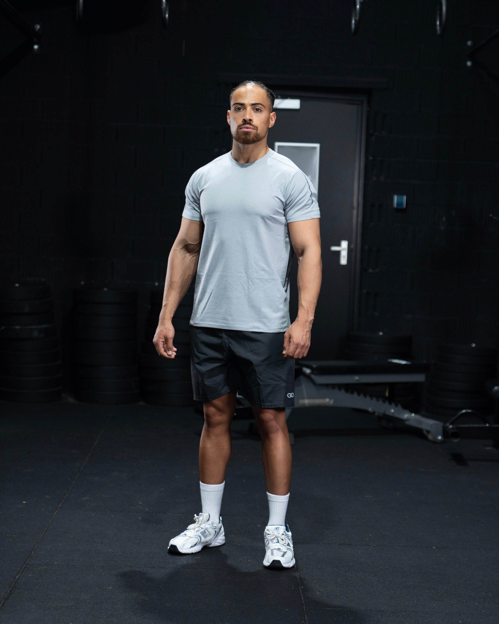 Velocity T-shirt Light Grey