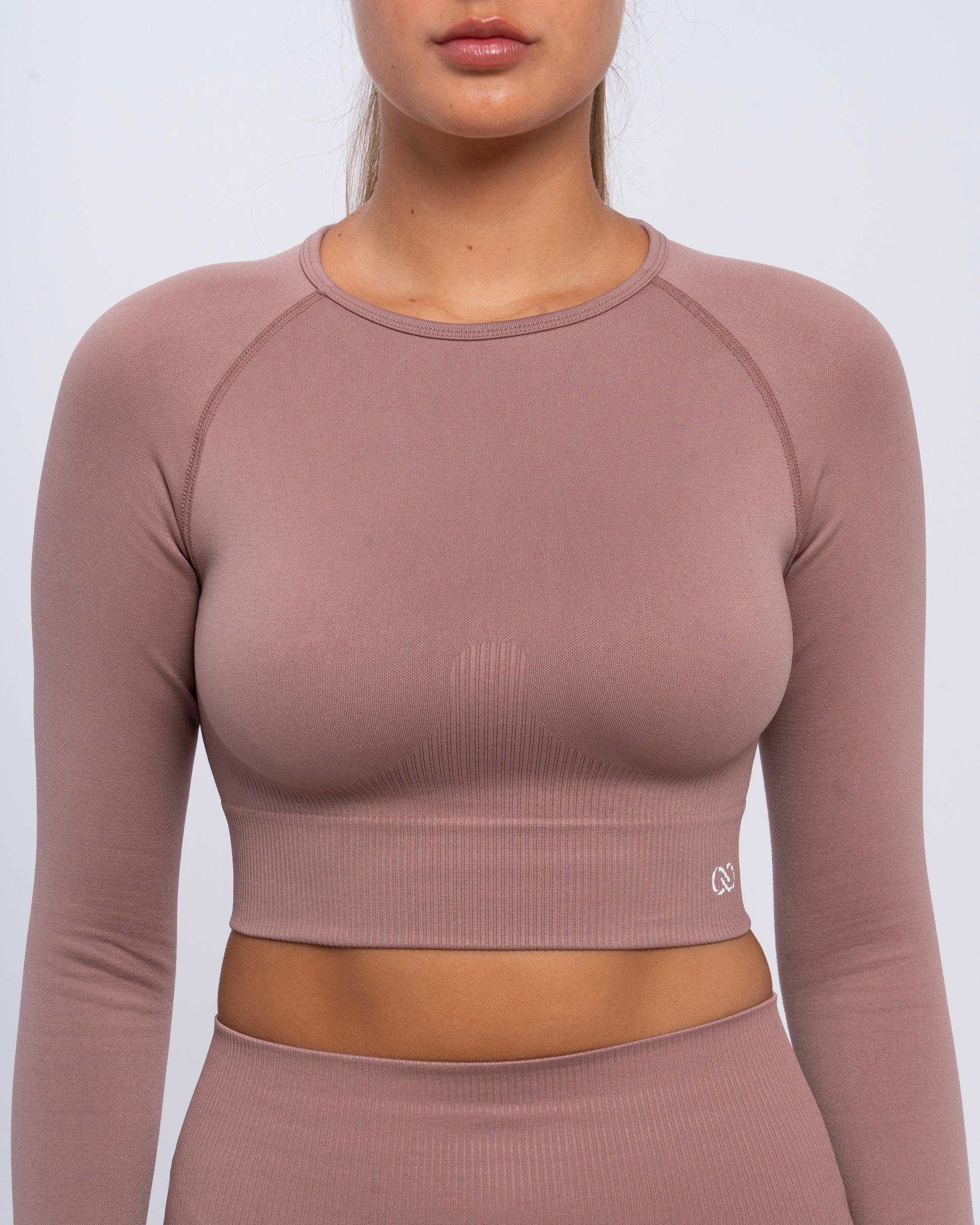 Yoga Attire Long Sleeves Light Brown