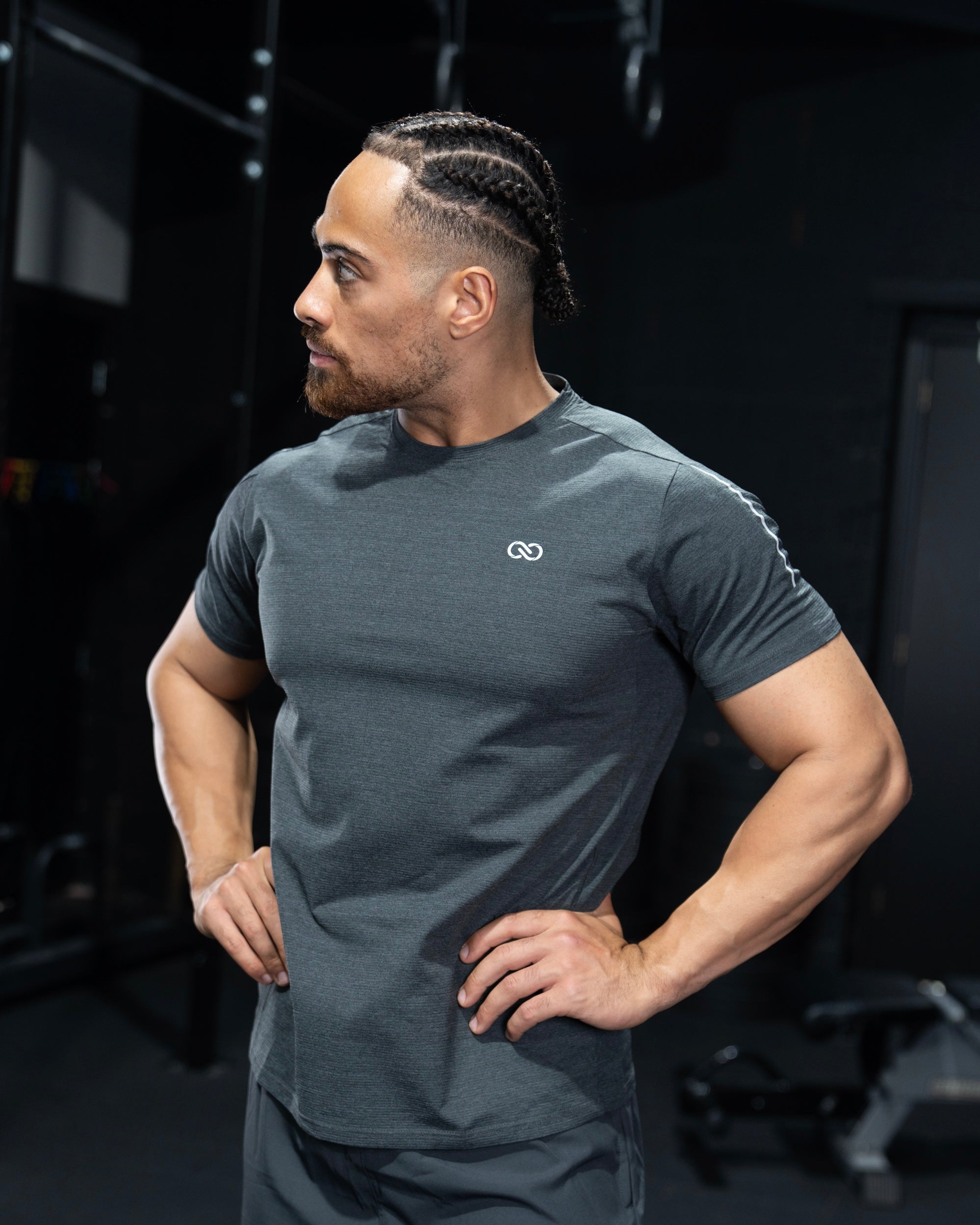 Velocity T-shirt Dark Grey