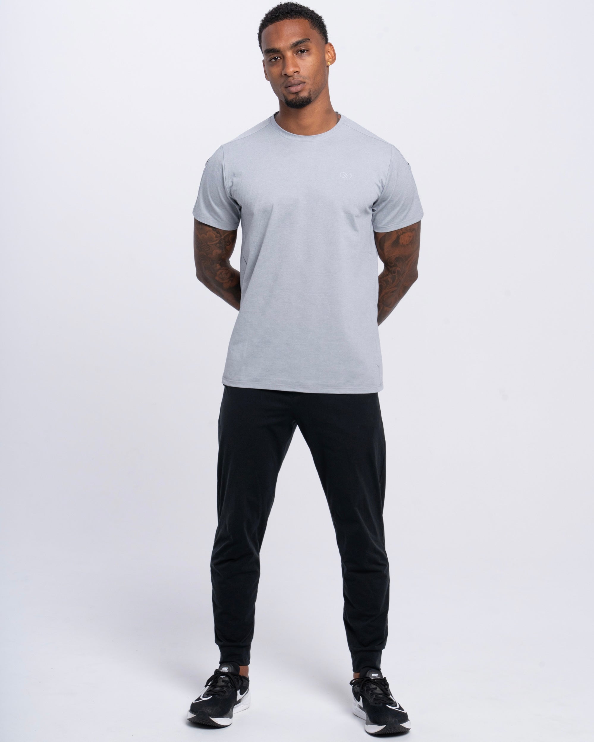 Velocity T-shirt Light Grey