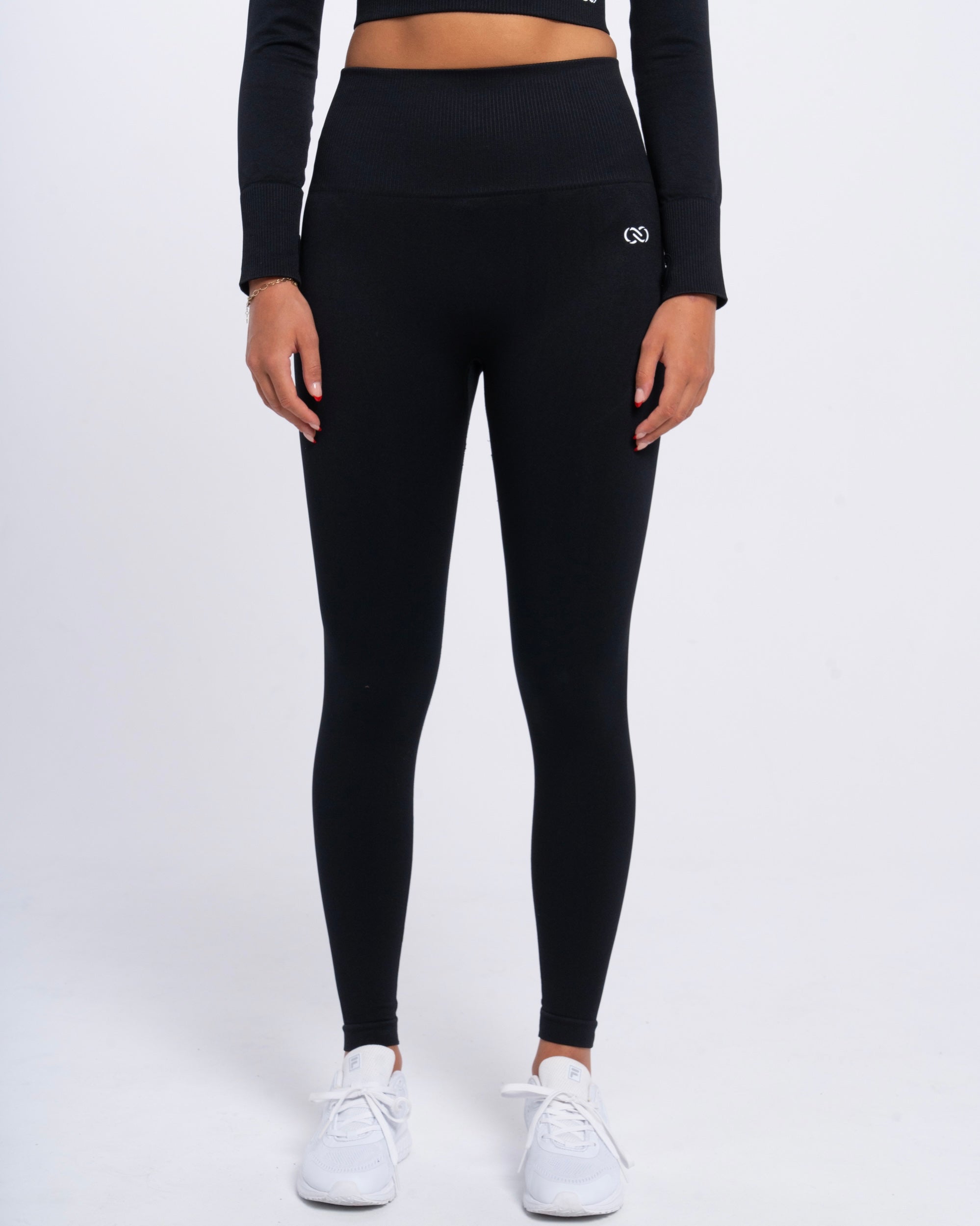 Yoga Attire Long Leggings Black