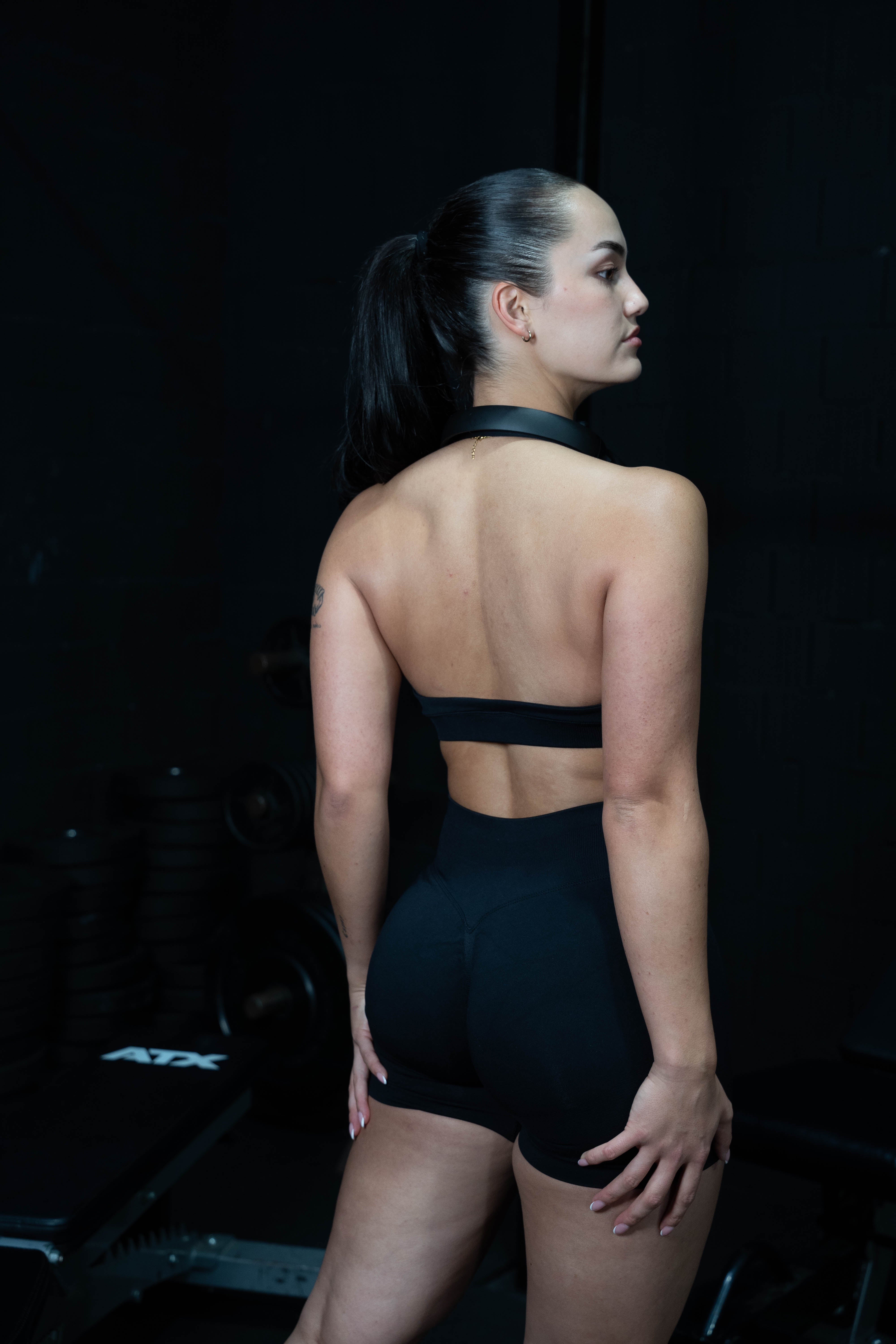 Obsidian bra - black