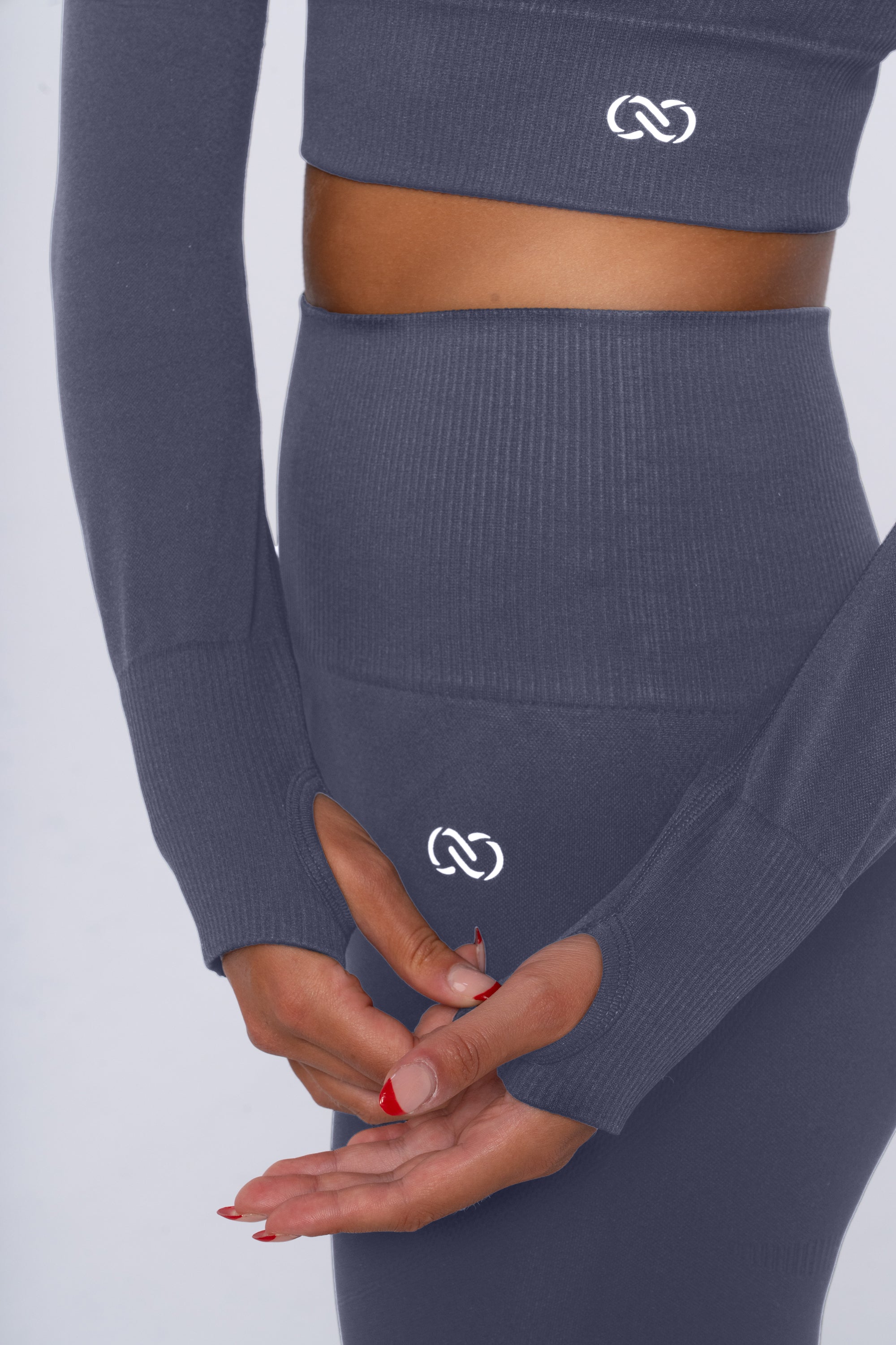 Yoga Attire Long Leggings Grey