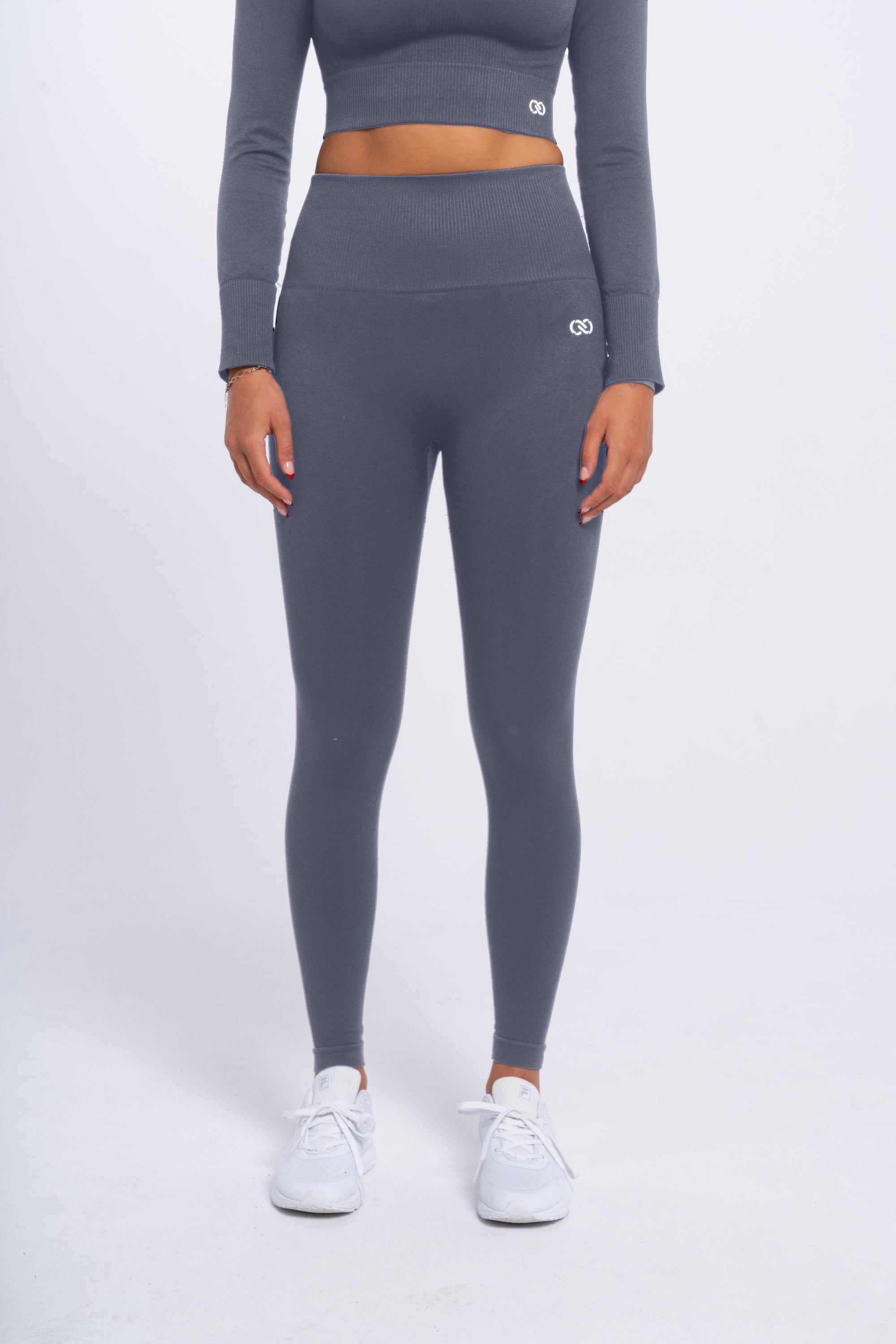 Yoga Attire Long Leggings Grey