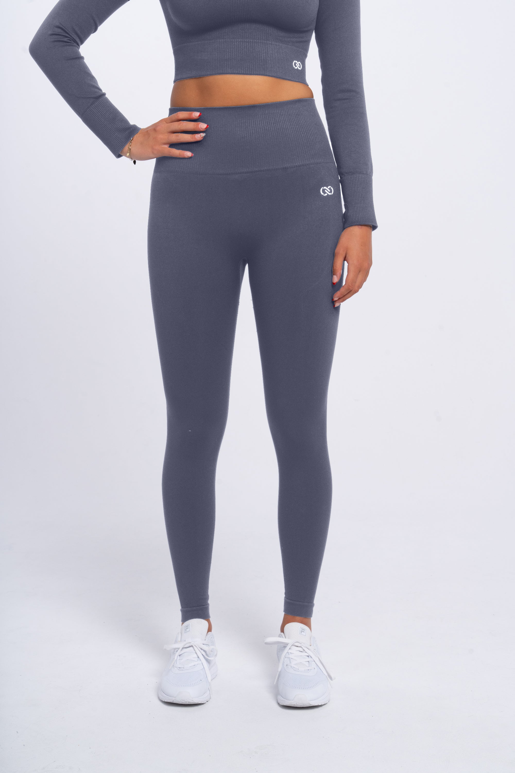 Yoga Attire Long Leggings Grey
