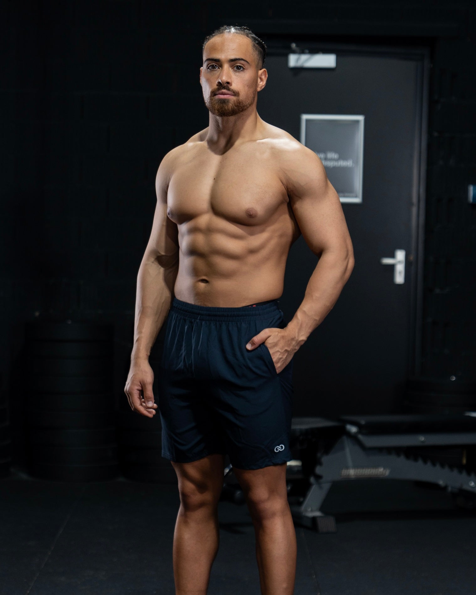 Track Short Navy